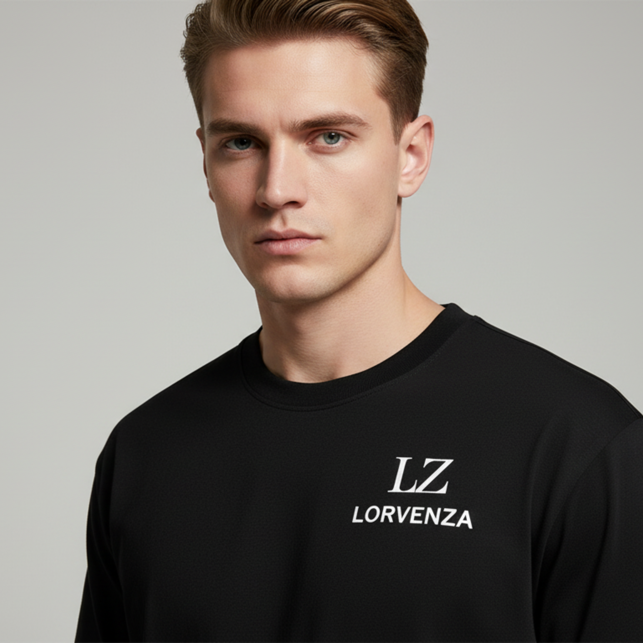 T-shirt Printed LZ Black