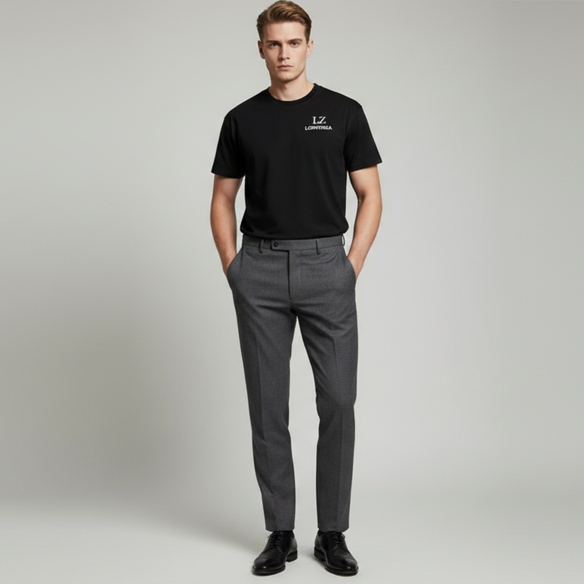 T-shirt Printed LZ Black