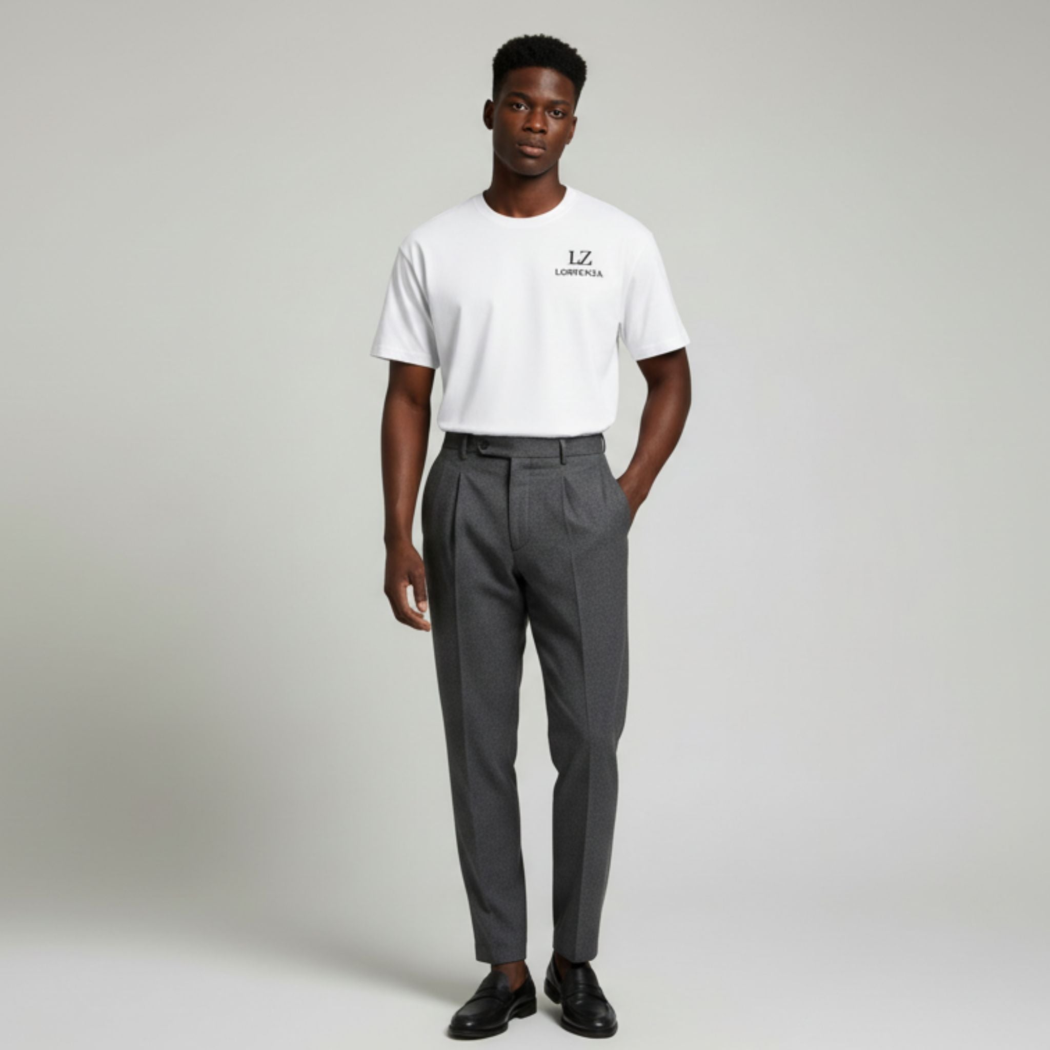 T-shirt Printed LZ White