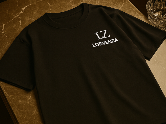 T-Shirt Lorvenza em pedra dourada