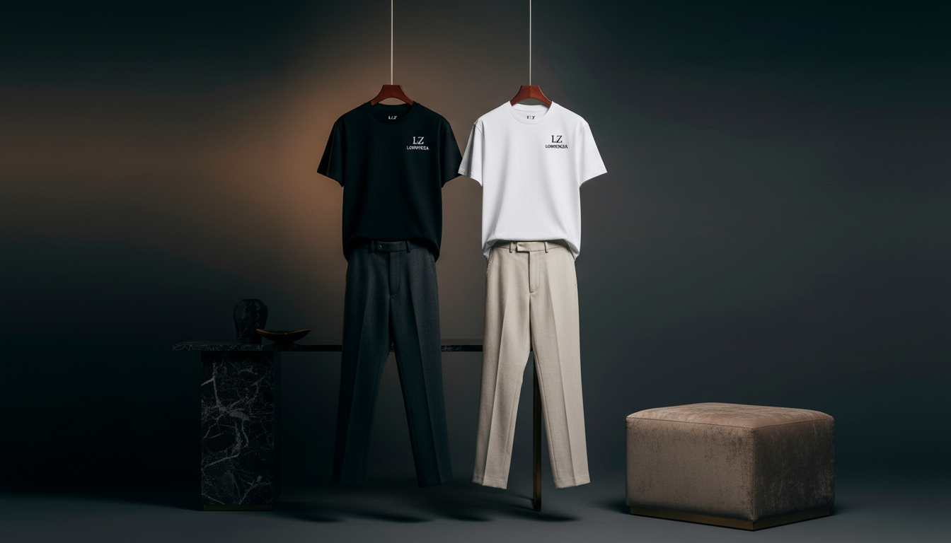 T-shirts Lorvenza Preta e Branca